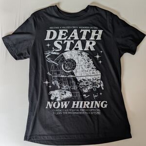 Old Navy Black Death Star Graphic Tee